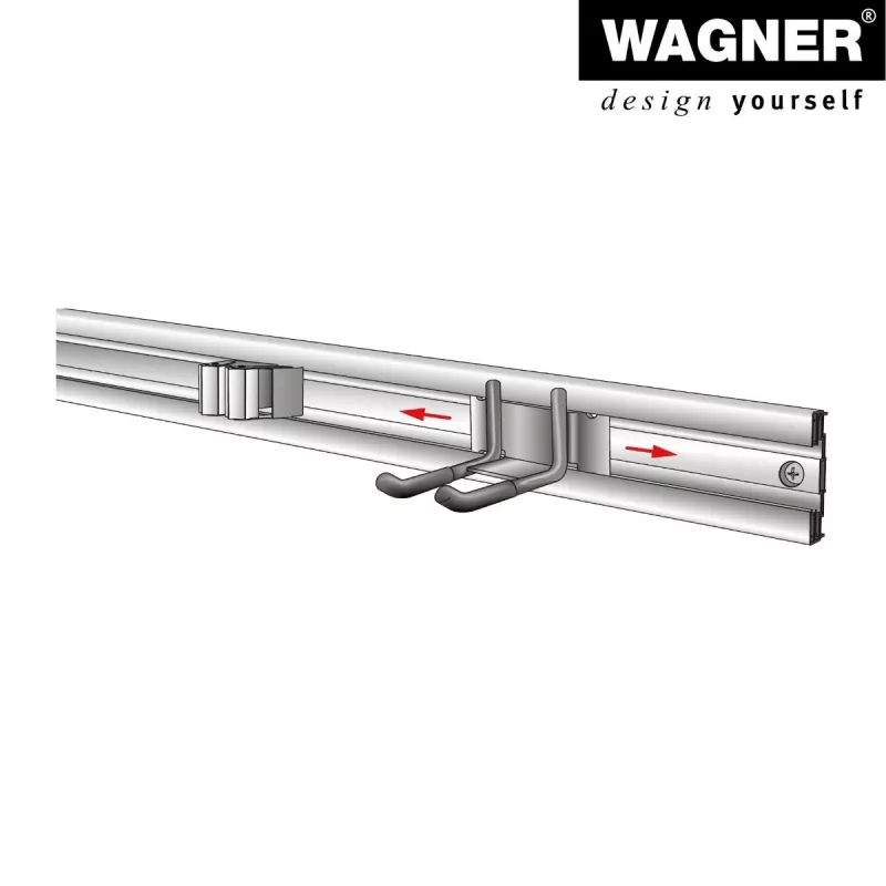 Wagner design yourself Wandhalterung WH 2092 Schwarz (15209201)
