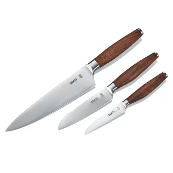 GRAEF KN 5150 Küchenmesserset 3-teilig Solinger Klingen 9cm/13cm/20cm