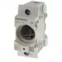Siemens 5SG17021 D02 1-polige 63A Sicherungssockel, 400V AC, Schraubbefestigung, Grau