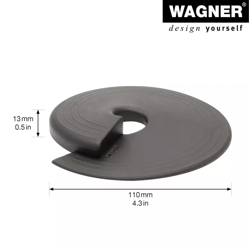 Wagner design yourself EH 6981 Türstopper, selbstklebend, transparent, TPE, 38 mm Durchmesser, 22 mm Höhe 15698101