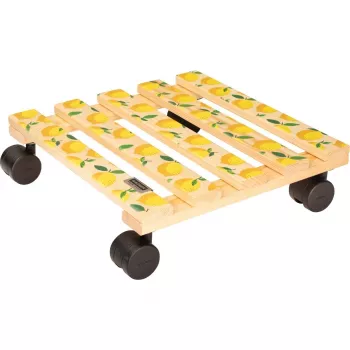 WAGNER design yourself Pflanzenroller GH0644 Quadratisches Holz-Motiv 29 x 8 cm, 1 Stk. 20064401