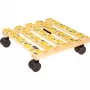 WAGNER design yourself Pflanzenroller GH0644 Quadratisches Holz-Motiv 29 x 8 cm, 1 Stk. 20064401