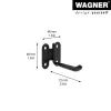 Wagner design yourself Wandhalterung WH 2091 schwarz (15209101)