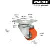 Wagner design yourself Schwerlast-Lenkrolle RO 6935 Rot (4693501)