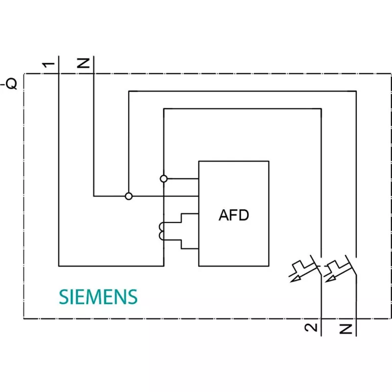 Siemens SENTRON 5SV6016-7GV16 AFDD/MCB 6kA C16 1P+N 1TE (12er-Pack)