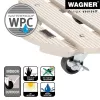 WAGNER design yourself Pflanzenroller GH0527 Kunststoff, Ø 29 cm Weiß Rund, 1 Stk. (20052701)
