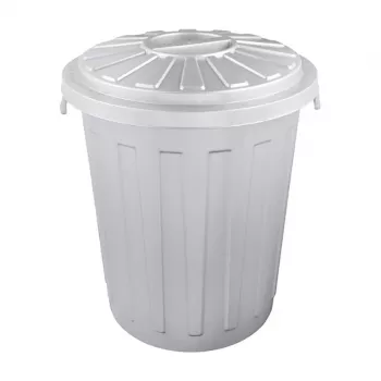 KEEEPER Abfallbehälter Mats 23L Maxi Ø36x42cm Silber