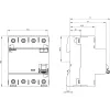 Siemens SENTRON 5SV36448 Fehlerstrom-Schutzschalter, Typ A, 40 A, 300 mA, 4-polig, 400 V, selektiv