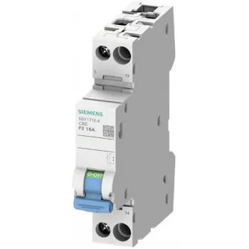 Siemens 5SY17044 SENTRON 5SY Leitungsschutzschalter, 1-polig, C, 4 A, 72 V DC, 10 kA, plombierbar