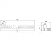 SIEMENS 5ST37730 Stift-Sammelschiene 10mm² 3P+N 1000mm
