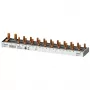 SIEMENS 5ST37840 Stift-Sammelschiene 16mm², 1x FI-Schutzschalter 1P+N + 10x Kompaktgeräte, 12 TE