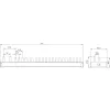 SIEMENS 5ST37840 Stift-Sammelschiene 16mm², 1x FI-Schutzschalter 1P+N + 10x Kompaktgeräte, 12 TE