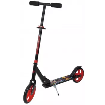 SCHILDKROT City Scooter Road Catcher Graffiti Aluminium Deck 200 mm PU-Räder Faltbar 3-fach höhenverstellbar 510203