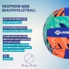 SCHILDKROT Neopren Mini Beachvolleyball Größe 2 Weiche Textiloberfläche Salzwasserbeständig 970342