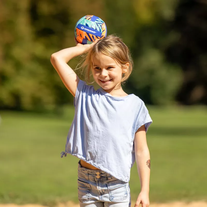 SCHILDKROT Neopren Mini Beachvolleyball Größe 2 Weiche Textiloberfläche Salzwasserbeständig 970342