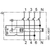 SIEMENS 5SV36468 Fehlerstrom-Schutzschalter, Typ A, 63 A, 300 mA, 4-polig, 400 V, selektiv