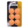 DONIC SCHILDKRÖT Jade Tischtennisbälle, 6er-Pack, Orange, Kunststoff, für Hobby-Spieler 618378
