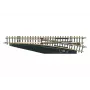 Märklin 8566 Z-Weiche manuell rechts, 110 mm, Neusilber-Schiene, schwarzer Kunststoffsockel