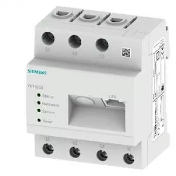 Siemens 7KT1260 Digitale Zeitschaltuhr, 1-Kanal, Tages-/Wochenprogramm, DIN-Schiene, 230 V AC