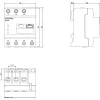 Siemens 7KT1260 Digitale Zeitschaltuhr, 1-Kanal, Tages-/Wochenprogramm, DIN-Schiene, 230 V AC