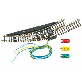 Märklin Z-Gauge Elektromagnetische Bogenweiche Links - Schwarz/Gelb 8568