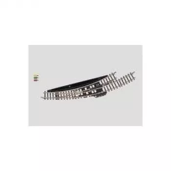 Märklin Z-Gauge Elektromagnetische Bogenweiche Links - Schwarz/Gelb 8568