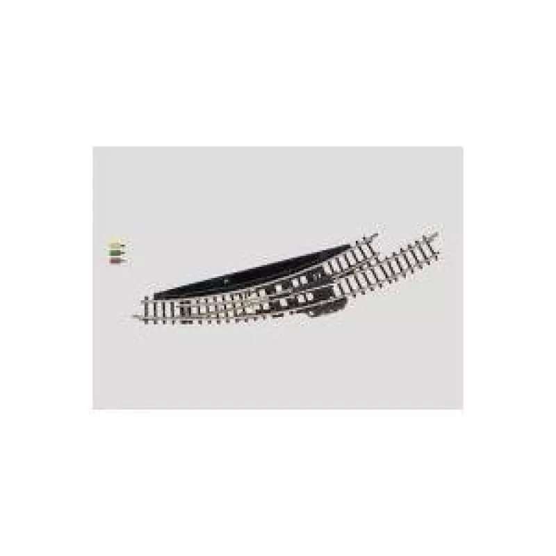 Märklin Z-Gauge Elektromagnetische Bogenweiche Links - Schwarz/Gelb 8568