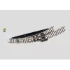 Märklin Z-Gauge Elektromagnetische Bogenweiche Links - Schwarz/Gelb 8568