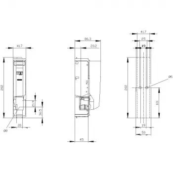 Siemens SENTRON 3NP1131-1CA10 Sicherungslasttrennschalter, 3-polig, 160 A, 690 V AC, NH00