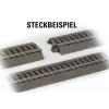 Märklin H0 C-Gleis 24977 Gleisabschluss mit Prellbock 77,5 mm