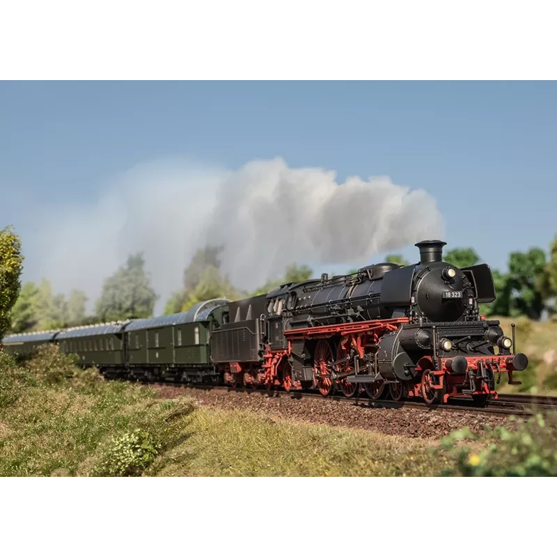 Märklin 038327 H0 Dampflokomotive Baureihe 18.3 18 323 DB Epoche III mit mfx+ Digitaldecoder und Sound