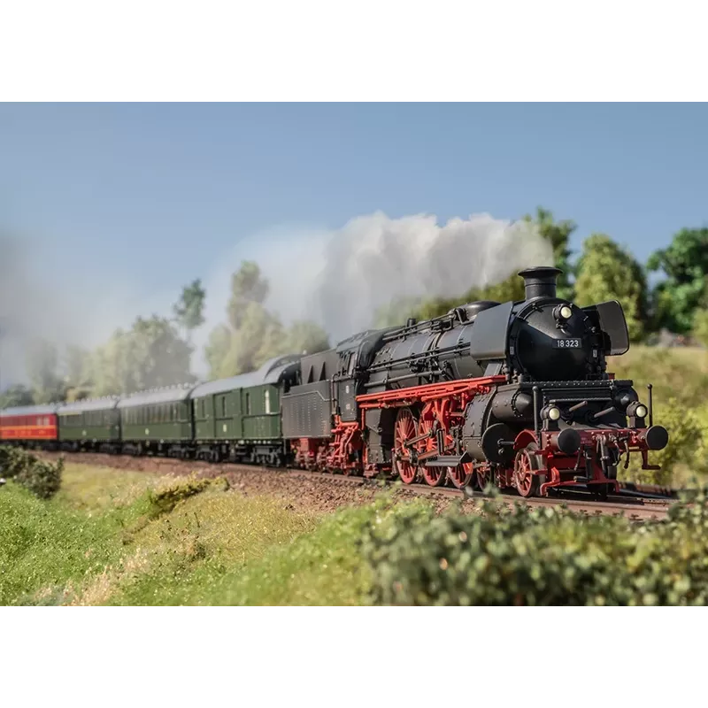Märklin 038327 H0 Dampflokomotive Baureihe 18.3 18 323 DB Epoche III mit mfx+ Digitaldecoder und Sound
