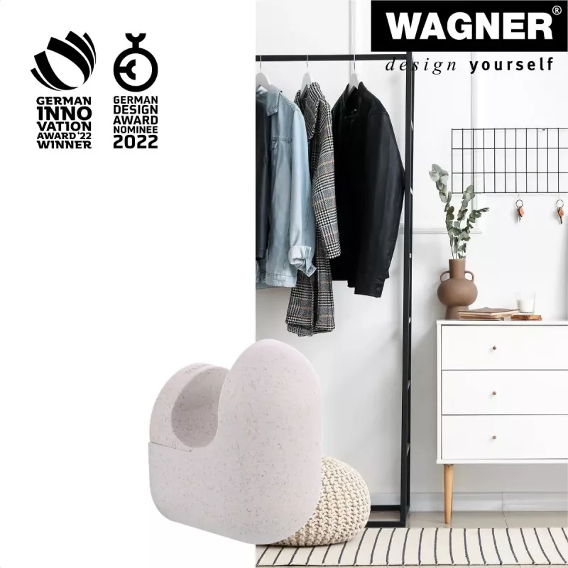 Wagner design yourself PILL Garderobenhaken Grau 1 Haken 17041421