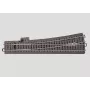 Märklin H0 C-Gleis Schlanke Linksweiche mit Bettung, 236,1 mm, Handbetrieb, AC 24711