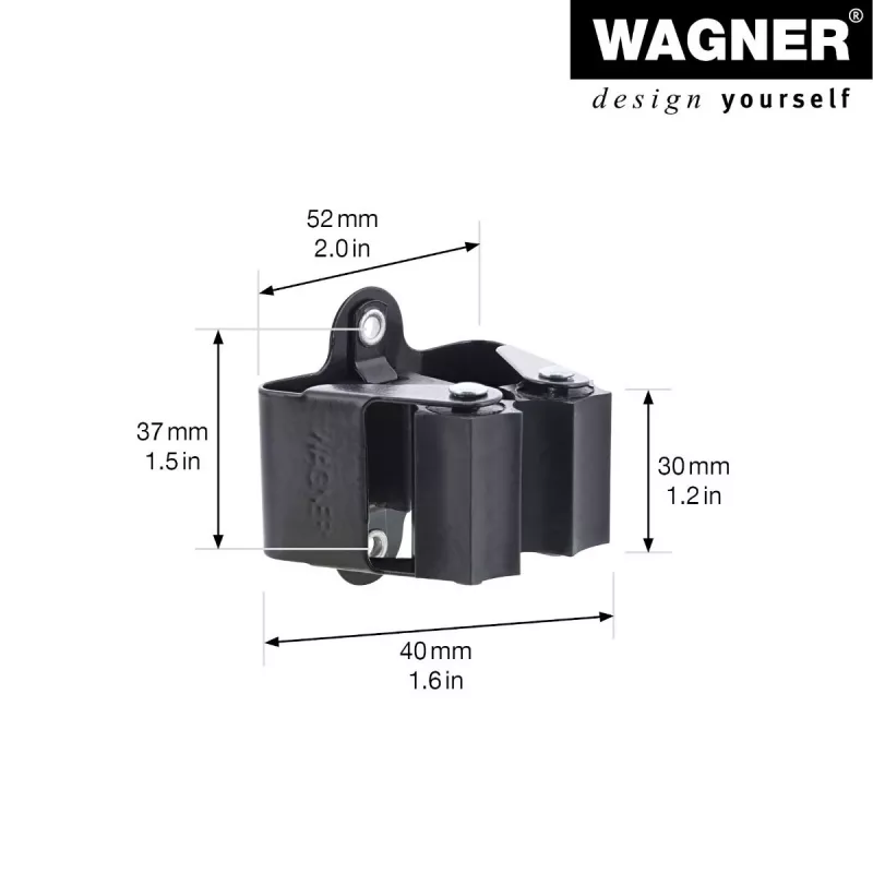 Wagner Design Yourself Wandhalterung WH 2095 Schwarz (15209502)