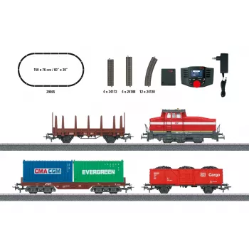 Märklin 29065 H0 Digital-Startpackung Moderner Rangierbetrieb mit DHG 500