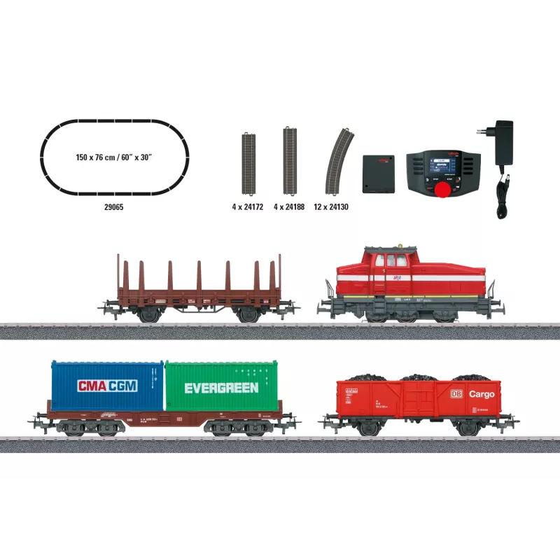 Märklin 29065 H0 Digital-Startpackung Moderner Rangierbetrieb mit DHG 500