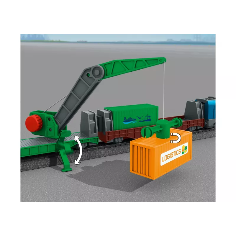 Märklin 29349 H0 Startpackung Containerlogistik mit Diesellok Baureihe 232 und 3 Containertragwagen