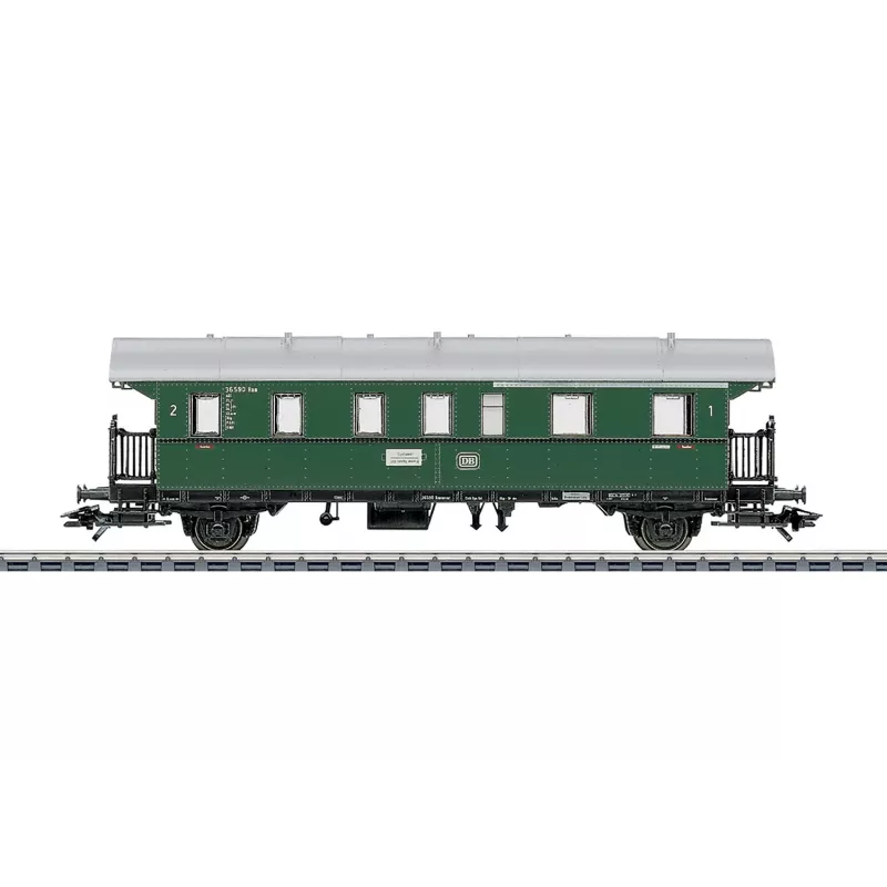 Märklin 4313 H0 Schnellzugwagen Büm 234 2. Klasse DB Epoche IV ozeanblau/beige