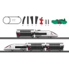 Märklin TGV Duplex H0 5-teiliges digitales Zugset mit Mobile Station 2, Weiß/Schwarz 029406
