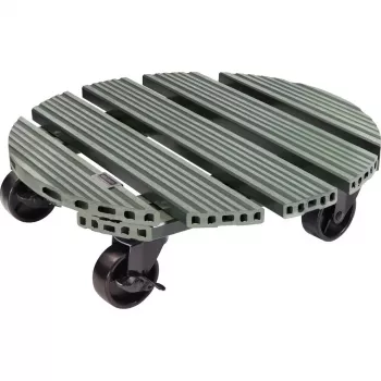 WAGNER design yourself Pflanzenroller GH0558 Kunststoff, Ø 38,5 cm Dunkelgrün Rund, 1 Stk. 20055801
