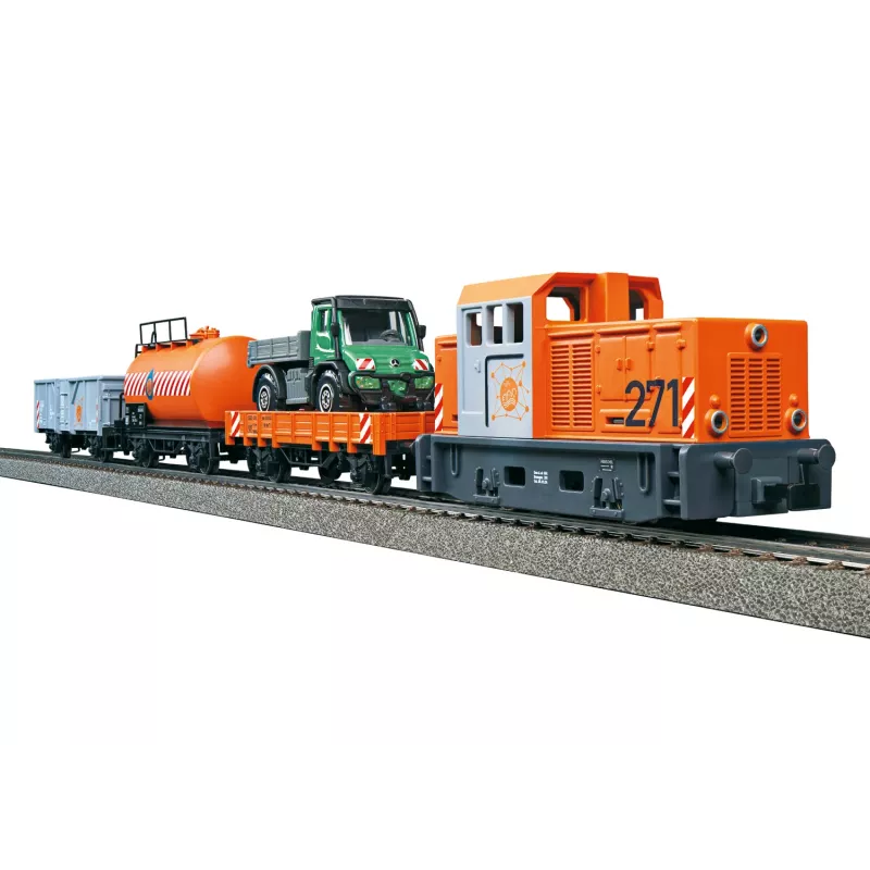 Märklin Start up 029296 H0 Startpackung Kommunaldienst mit Diesel-Rangierlok und 2 Kippwagen
