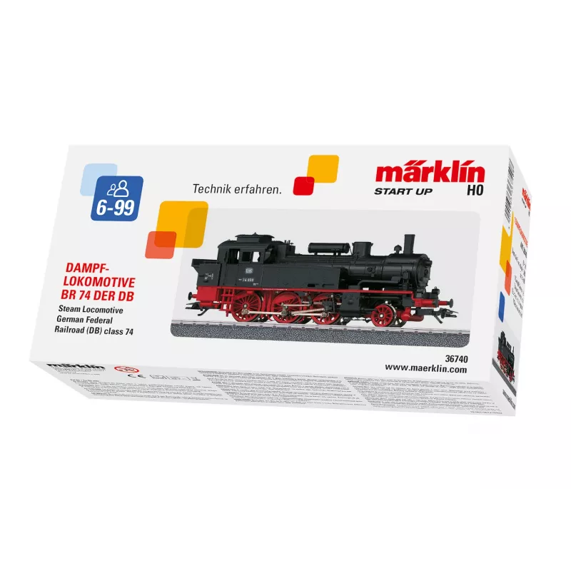Märklin 36740 HO Maßstab Diesellokomotive DB Baureihe 212 (V 100) Schwarz/Rot mit mfx+ Digital Sound