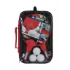 DONIC Schildkröt 788662 Tischtennis-Set - 2 Schläger, 3 Bälle, Netz - Schwarz/Rot
