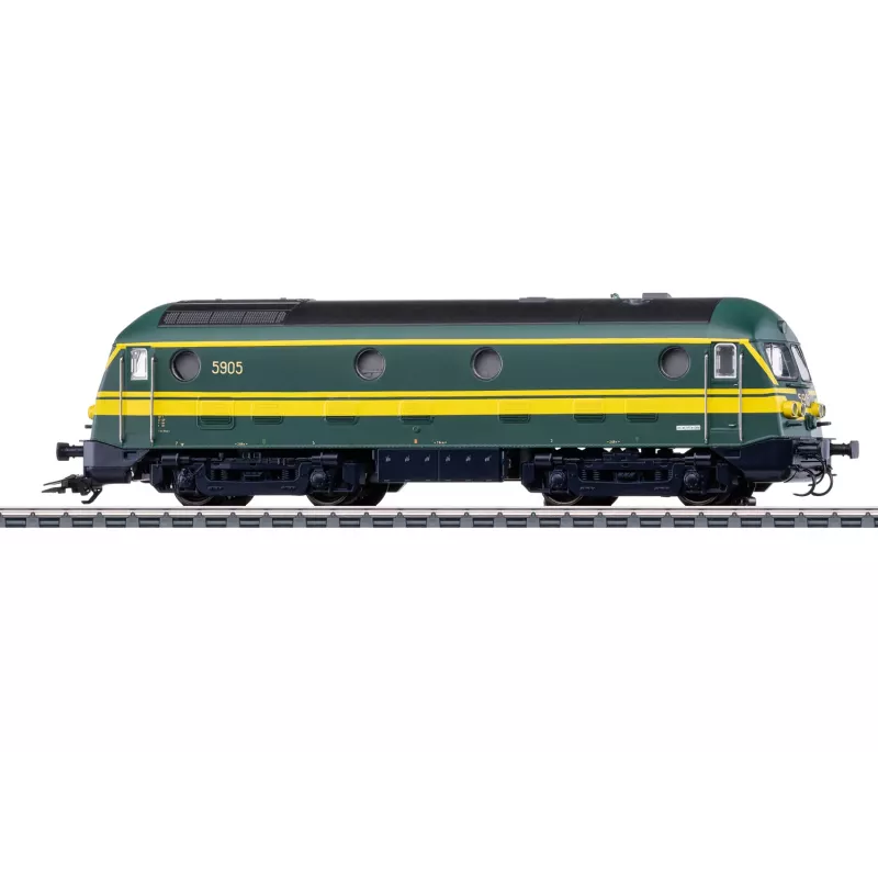 Märklin 37279 H0 SNCB Baureihe 59 Diesellokomotive mit mfx+ Decoder und LED-Beleuchtung