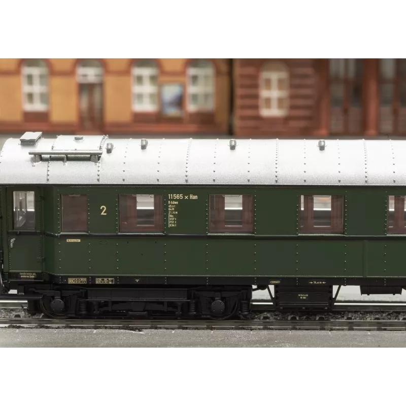 Märklin 42500 H0 Schnellzugwagen B4uewe 2. Klasse der DB