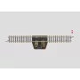 Märklin Z-Gauge Gerades Anschlussgleis 8590 (110 mm, Schwarz/Gelb)