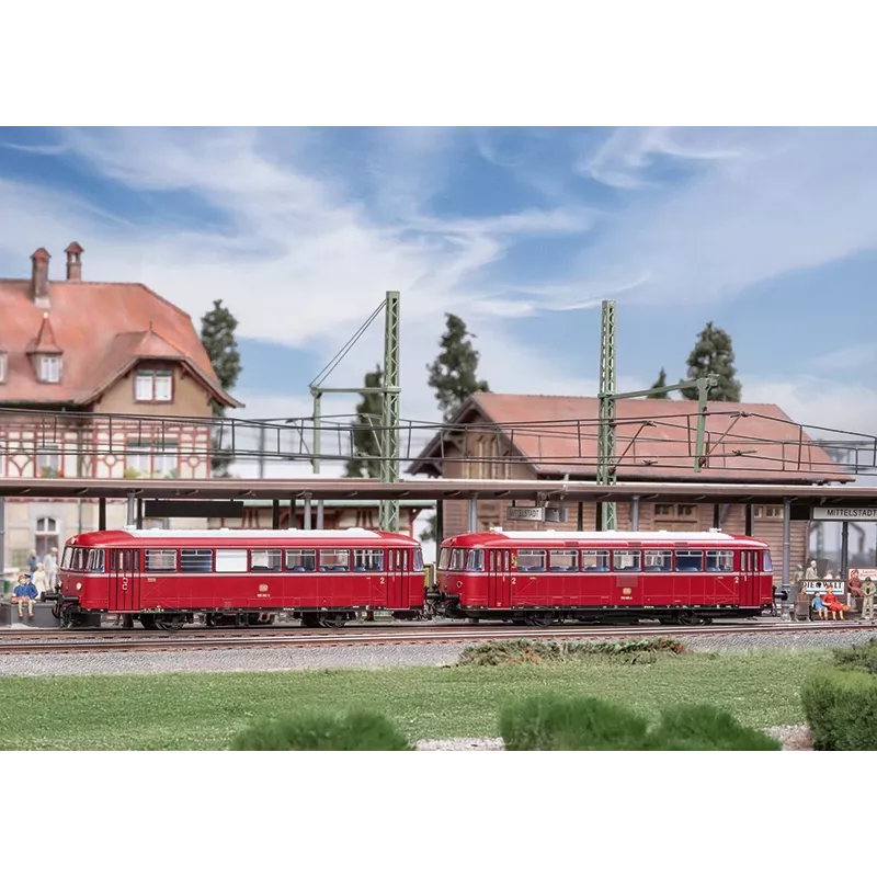 Märklin 038980 H0 Schienenbus BR 798 + BR 998 DB Epoche IV mfx+ Digital Sound