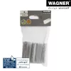 Wagner design yourself EH 0690 Clip-On Möbelgleiter, Kunststoff, 12 mm runde Beine, 4er-Pack, Weiß 15069099