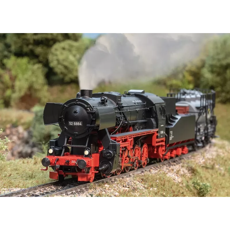 Märklin 039535 H0 Dampflokomotive BR 52 mit Rahmenloktender der DB